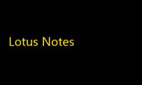 Lotus Notes repair